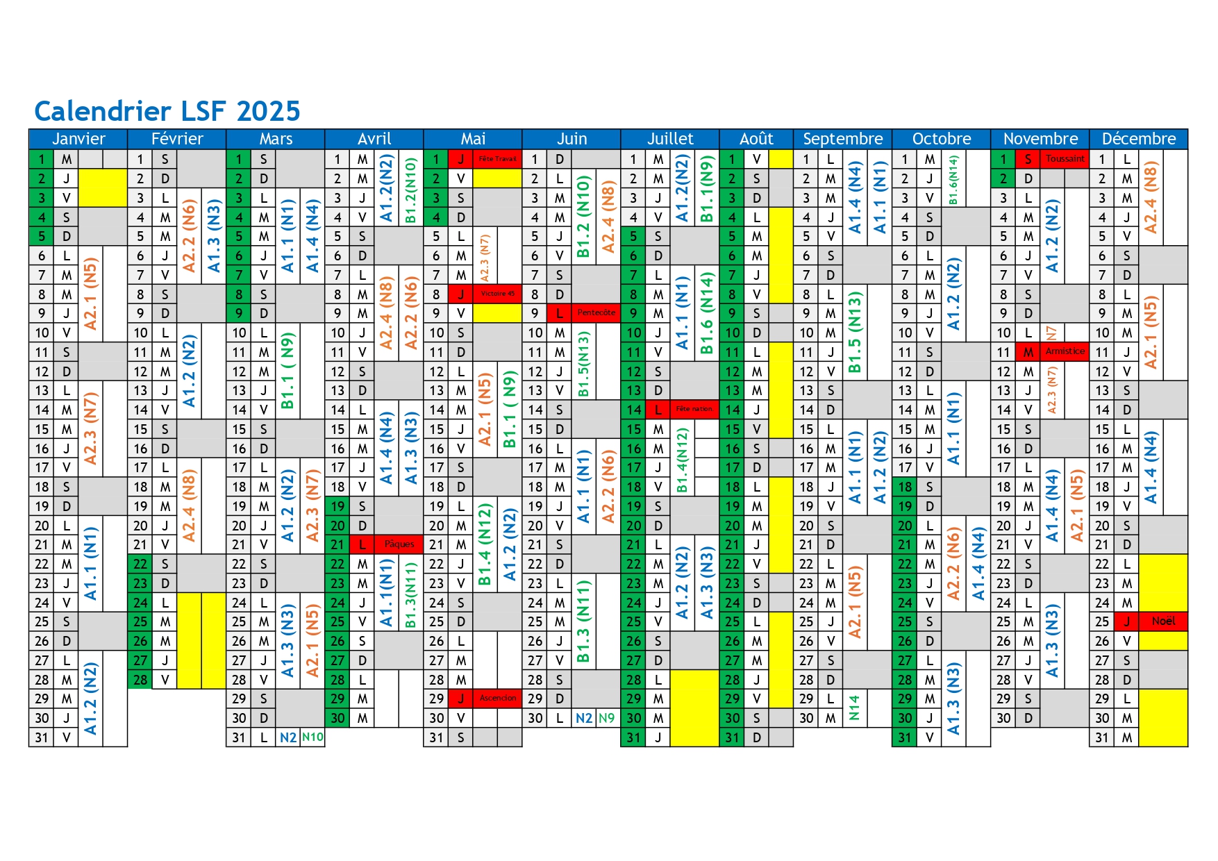 Planning 2025 – 2026